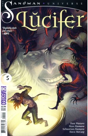 Lucifer (Vertigo, 3rd Series) 5 published by DC with cover art by Reiko Murakami