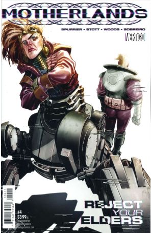 Motherlands 4 published by DC/Vertigo with cover art by Eric Canete