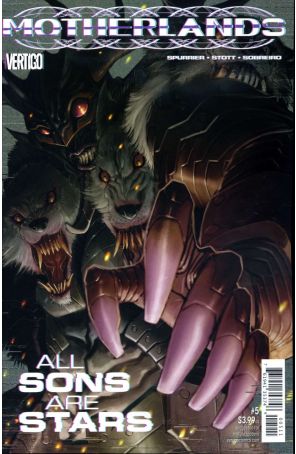 Motherlands 5 published by DC/Vertigo with cover art by Eric Canete