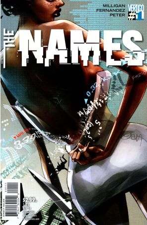 The Names 1 published by DC/Vertigo with cover art by Celia Calle