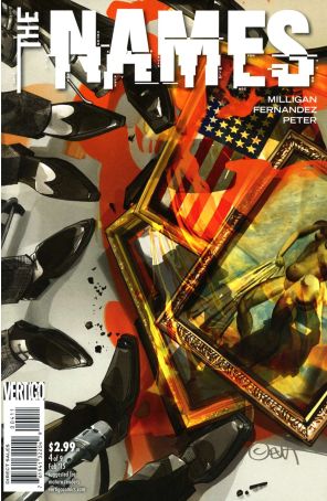 The Names 4 published by DC/Vertigo with cover art by Celia Calle