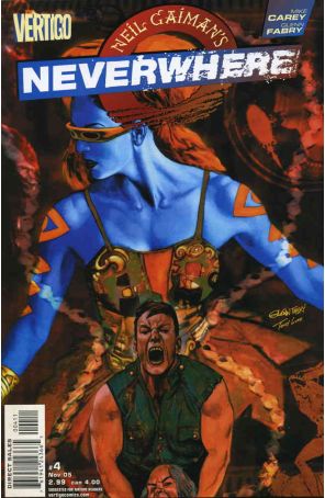 Neverwhere (Neil Gaiman's) 4 published by DC/Vertigo with cover art by Glenn Fabry