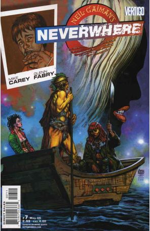 Neverwhere (Neil Gaiman's) 7 published by DC/Vertigo with cover art by Glenn Fabry