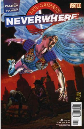 Neverwhere (Neil Gaiman's) 8 published by DC/Vertigo with cover art by Glenn Fabry
