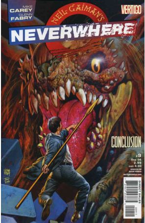 Neverwhere (Neil Gaiman's) 9 published by DC/Vertigo with cover art by Glenn Fabry
