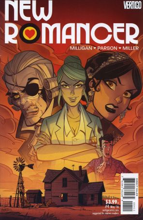 New Romancer 4 published by DC/Vertigo with cover art by Brett Parson
