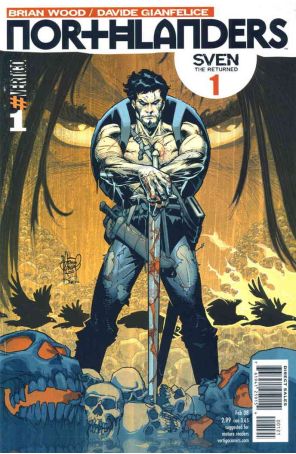 Northlanders 1A published by DC/Vertigo with cover art by Adam Kubert