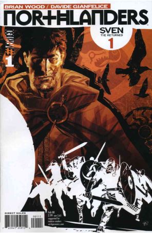 Northlanders 1 published by DC/Vertigo with cover art by Massimo Carnevale