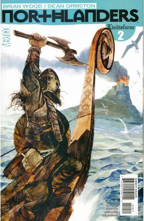 Northlanders 10 published by DC/Vertigo with cover art by Massimo Carnevale