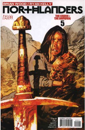 Northlanders 15 published by DC/Vertigo with cover art by Massimo Carnevale