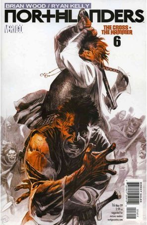 Northlanders 16 published by DC/Vertigo with cover art by Massimo Carnevale