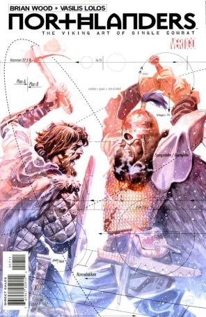 Northlanders 17 published by DC/Vertigo with cover art by Massimo Carnevale
