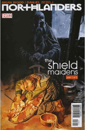Northlanders 18 published by DC/Vertigo with cover art by Massimo Carnevale