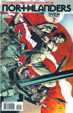 Northlanders 2A published by DC/Vertigo with cover art by Adam Kubert
