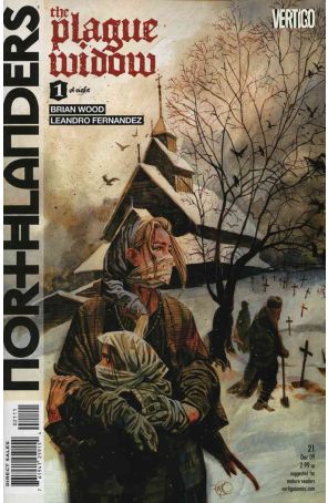 Northlanders 21 published by DC/Vertigo with cover art by Massimo Carnevale
