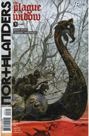 Northlanders 23 published by DC/Vertigo with cover art by Massimo Carnevale
