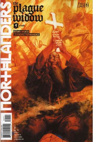 Northlanders 25 published by DC/Vertigo with cover art by Massimo Carnevale