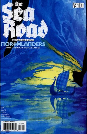 Northlanders 29 published by DC/Vertigo with cover art by Massimo Carnevale