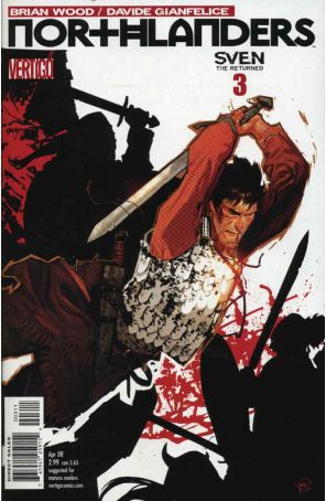 Northlanders 3 published by DC/Vertigo with cover art by Massimo Carnevale