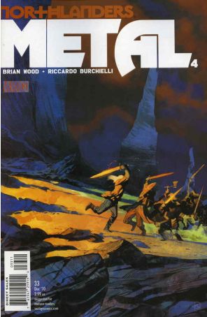 Northlanders 33 published by DC/Vertigo with cover art by Massimo Carnevale