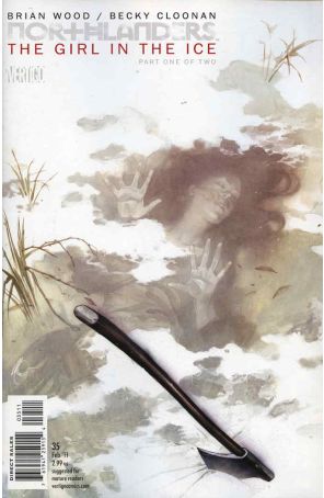 Northlanders 35 published by DC/Vertigo with cover art by Massimo Carnevale