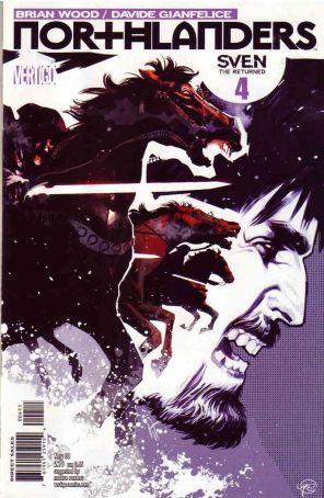 Northlanders 4 published by DC/Vertigo with cover art by Massimo Carnevale