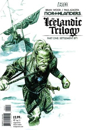 Northlanders 42 published by DC/Vertigo with cover art by Massimo Carnevale