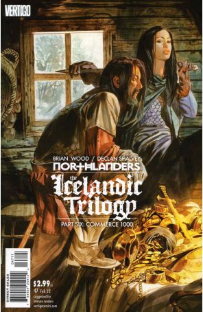 Northlanders 47 published by DC/Vertigo with cover art by Massimo Carnevale