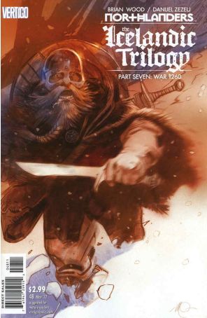 Northlanders 48 published by DC/Vertigo with cover art by Massimo Carnevale