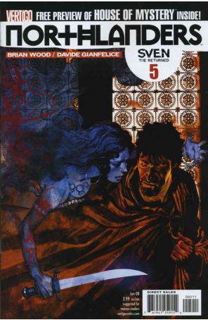 Northlanders 5 published by DC/Vertigo with cover art by Massimo Carnevale