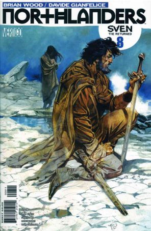 Northlanders 8 published by DC/Vertigo with cover art by Massimo Carnevale
