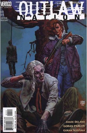 Outlaw Nation (Vertigo) 11 published by DC/Vertigo with cover art by Glenn Fabry