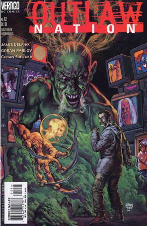 Outlaw Nation (Vertigo) 12 published by DC/Vertigo with cover art by Glenn Fabry