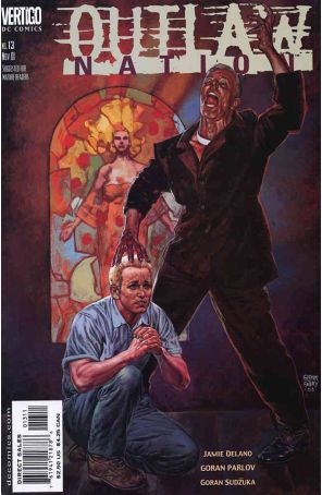 Outlaw Nation (Vertigo) 13 published by DC/Vertigo with cover art by Glenn Fabry