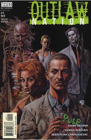 Outlaw Nation (Vertigo) 5 published by DC/Vertigo with cover art by Glenn Fabry