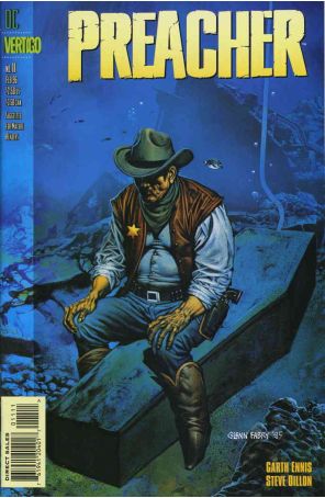 Preacher 11 published by DC/Vertigo with cover art by Glenn Fabry