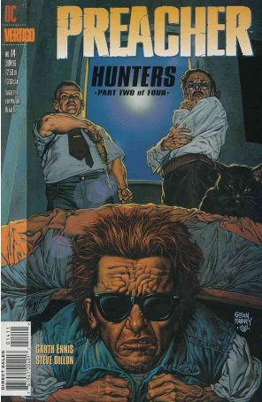 Preacher 14 published by DC/Vertigo with cover art by Glenn Fabry