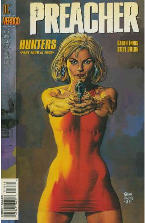 Preacher 16 published by DC/Vertigo with cover art by Glenn Fabry