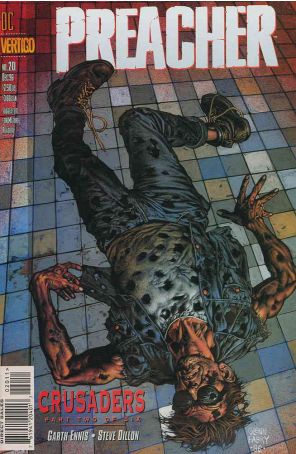 Preacher 20 published by DC/Vertigo with cover art by Glenn Fabry