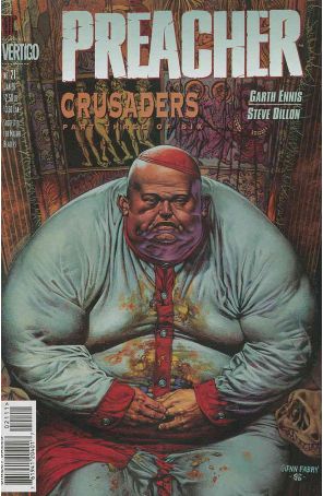 Preacher 21 published by DC/Vertigo with cover art by Glenn Fabry