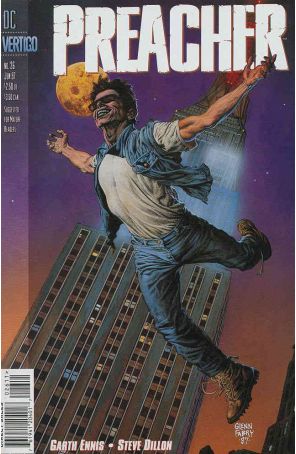 Preacher 26 published by DC/Vertigo with cover art by Glenn Fabry