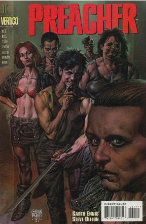 Preacher 31 published by DC/Vertigo with cover art by Glenn Fabry