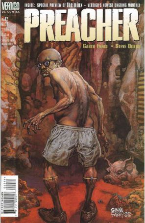 Preacher 42 published by DC/Vertigo with cover art by Glenn Fabry