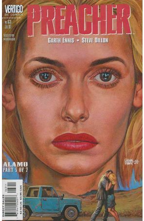 Preacher 63 published by DC/Vertigo with cover art by Glenn Fabry
