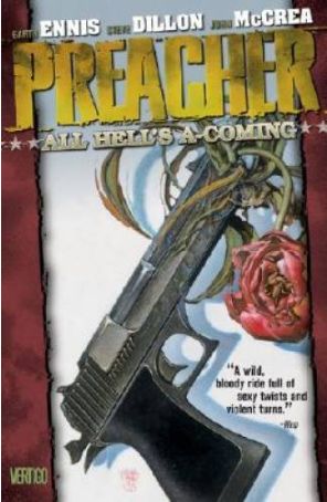 Preacher TPB 8 (5th) published by DC/Vertigo with cover art by Glenn Fabry