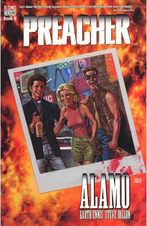Preacher TPB 9 published by DC/Vertigo with cover art by Glenn Fabry