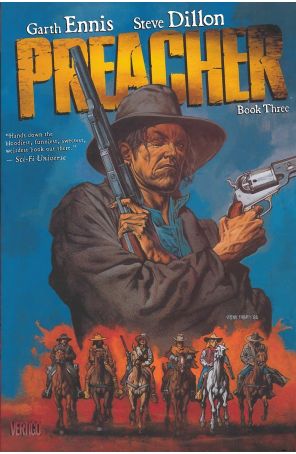Preacher Deluxe 3 (7th) published by DC/Vertigo with cover art by Glenn Fabry