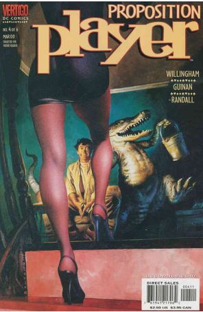Proposition Player 4 published by DC/Vertigo with cover art by John Bolton