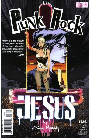 Punk Rock Jesus 3 published by DC/Vertigo with cover art by Sean Murphy