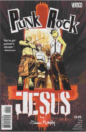 Punk Rock Jesus 5 published by DC/Vertigo with cover art by Sean Murphy